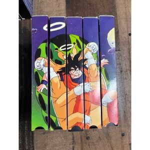 Dragon Ball Z VHS Lot of 20 Uncut FUNimation Anime Frieza Buu Sagas Mural Spines